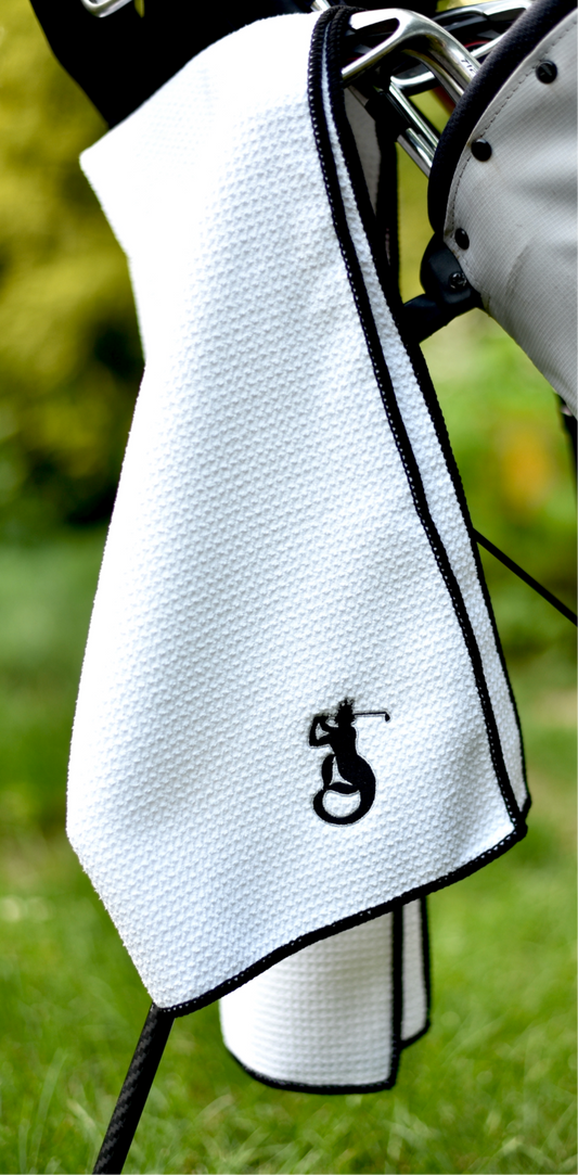 Large Microfiber Caddie Towel - White